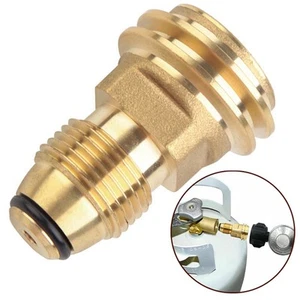 For Gas Grill Propane Tank Adapter Camping Stove Connector Weather Resistant - Picture 1 of 11