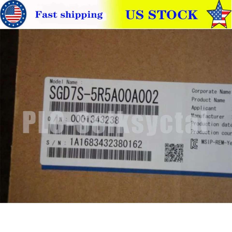 New Yaskawa SGD7S-5R5A00A002 AC Servo Drive SGD7S5R5A00A002 Expedited Shipping - Image 1 of 1