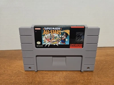 Super Mario All-Stars (Super Nintendo Entertainment System, 1993) SNES autêntico - Imagem 1 de 4