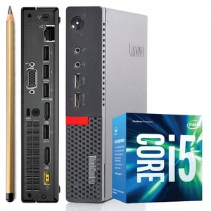 Computer PC Lenovo ThinkCentre M710q Tiny i5 6GEN 256GB SSD/8GB DDR4 Win10 Pro - Afbeelding 1 van 12