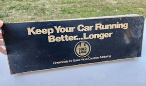 Vintage Gold Eagle Keep Your Car Running Better..Längeres Werbeschild RAR!! - Bild 1 von 21