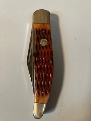 Boker Hunter Slipjoint 2 Blade Knife with Bone Handle Scales - Image 1 of 4