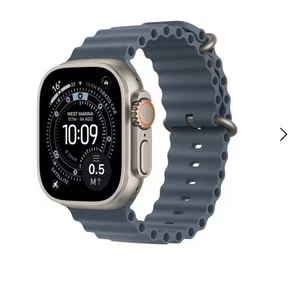 Apple Watch Ultra 49mm Titanium blue Band, One Size (GPS+ Cell) Receipt Warranty - Picture 1 of 4