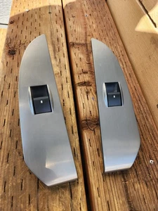07-13 Chevy Silverado Tahoe GMC Sierra Yukon RL Window Switch Brushed - Picture 1 of 8