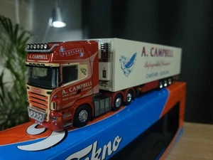Tekno Scania R560 V8 A. Campbell Carstairs, Scotland, Fridge Trailer. New - Picture 1 of 17