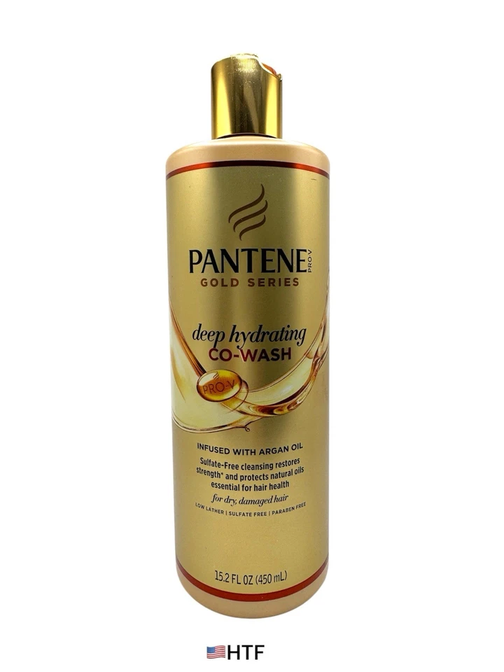 2 Pantene Pro-v Gold Series Deep Hydrating Co-wash Dry Damaged Argan Oil C14