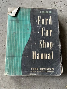 1959 Ford Car Shop Manual - Picture 1 of 10
