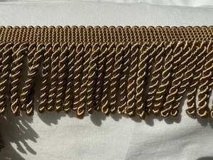 7,5 Yards BULLION FRANSEN 3" Gold Polster Stuhl Couch Stoff Borte - Bild 1 von 3