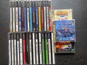 Sega Saturn Software 27 Pieces Set Bulk Sale