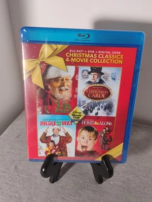 Christmas Classics 4-Movie Blu-ray & DVD FACTORY SEALED Disney Movie Club Exclus - Image 1 of 2