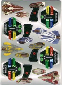 STAR WARS POCKETMODEL - (CW019) JEDI STARFIGHTERS