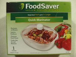 FoodSaver Quick Marinator Bidone 2 Quart Food Saver Sistema di tenuta sottovuoto T020 - Foto 1 di 9