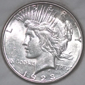1923-S Peace Silver Dollar 90% Silver, Nice Piece of History As Shown [SN01] - Picture 1 of 2