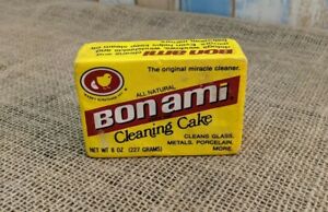 Vintage Bon Ami Cleaning Cake 8 oz Discontinued SEALED All Natural Bar NOS