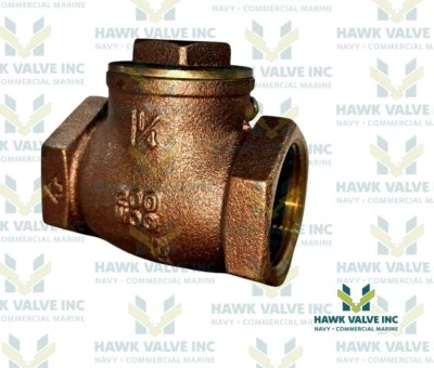 Válvula de retenção de balanço 1-1/4 latão 200 wog roscada padrão T Hammond Fig.967 - Imagem 1 de 4