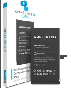 Batterie de remplacement compatible pour iPhone 15 - Photo 1 sur 1