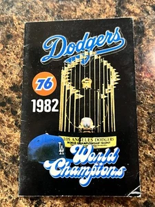 1982 Los Angeles Dodgers Schedule Union 76 Gas Station - Picture 1 of 4