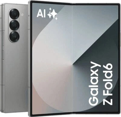 Samsung Z Fold6 5G 256 GB Silber (F956B) 7,6 Zoll Display Faltbare Smartphone - Bild 1 von 4
