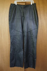 Vintage Pelle Studio Wilsons Damen Größe: 10 schwarze Lederhose RN # 69426 - Bild 1 von 10