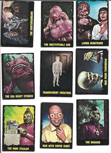 12 ORIGINAL 1964 'OUTER LIMITS' CARDS (DAYSTAR VILLA DESTEFANO -UNITED ARTISTS) - Picture 1 of 2