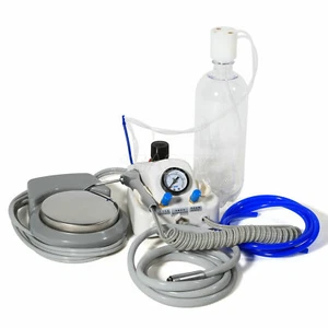 Unidad de turbina dental portátil que funciona con kit de piezas de mano de alta y baja velocidad 4 orificios - Imagen 1 de 11