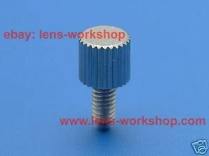 Tornillo de pulgar cromado M4 x 9 mm de largo, perno grande - Imagen 1 de 1