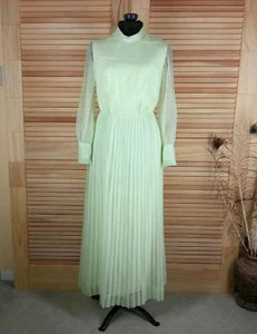 Maxikleid Vintage Kristallfalten - Bild 1 von 6