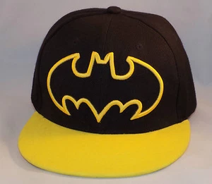 Vintage DC Comics Six Flags BATMAN OSFM Snapback Hat Cap NWOT - Bild 1 von 5