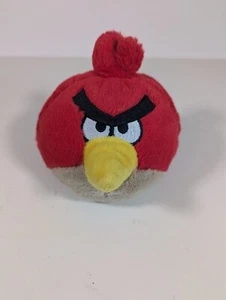 Angry Birds 2010 Red Bird Plush 6” No Sound - Picture 1 of 2