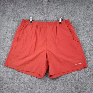 Columbia Swim Shorts Mens Medium Orange PFG Backcast III Water Trunks Omni Shade - Picture 1 of 14