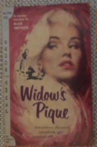 Widow's Pique Blair Treynor 1957 Perms Books M-3096 GGA - Picture 1 of 2