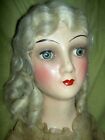 Very RARE, antique composition BOUDOIR bed doll, with SLEEP eyes, no repaint 