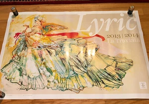 LYRIC OPERA OF CHICAGO 2013-14 Poster LA TRAVIATA - Picture 1 of 15