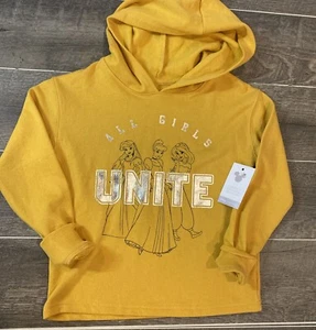 Disney Princess Limited Edition Hoodie Sweatshirt Girls 6X All Girls Unite New - Picture 1 of 9