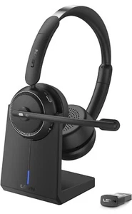 Levn LE-HS013 Superior Czarny bezprzewodowy zestaw słuchawkowy Bluetooth z redukcją szumów AI - Zdjęcie 1 z 14