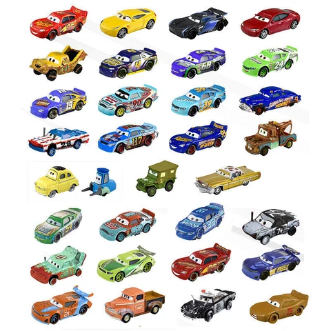 Disney Cars Lot Toy Car 1:55 Model Car Die-cast Cruz jackson Storm Gift Mater US Cover