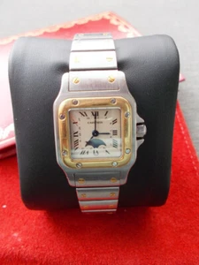 Cartier Damen Santos Galbee mit Mondphase kleines Modell - Bild 1 von 10