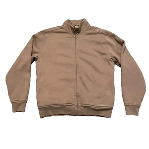 LL Bean Katahdin Iron Works Sweater Jacket Full Zip Sherpa Men's Sz S Flaws - Picture 1 of 17