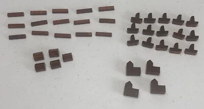 Colonos de Catán Juego Piezas Marrón Piezas Carreteras 5 Asentamientos 4 Ciudades 15 Naves Foto 1 de 2