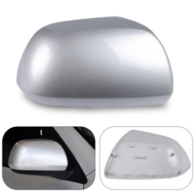 Tapa de espejo retrovisor lateral derecho pasajero plateada para Toyota Highlander 2009-2013 Foto 1 de 4