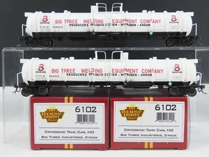 HO Broadway Limited BLI 6102 UTLX Big Three Industry Cryogenic Tankcar 2-Pack - Picture 1 of 10