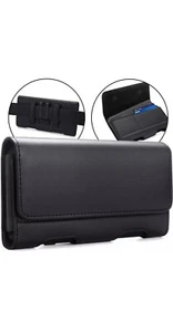 XL leather belt clip Phone Holster Card holder For Samsung Galaxy S20 FE S21FE - Picture 1 of 13