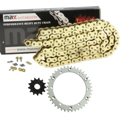 Piñones de acero 13/40 de cadena de anillo tórico de oro para Yamaha Raptor 660 YFM660R 2001-2005 Foto 1 de 3