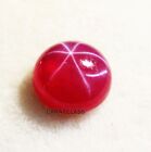 Natural Star Ruby 1.24 Ct Round Cabochon Shape Certified Loose Gemstones