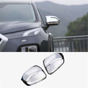 Chrome Trim Side Door Rear View Mirror Cover Cap For Hyundai Palisade 2020-2022 - Picture 1 of 11