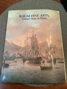 RARE Kauai Hawaii Fine Arts antique maps & prints paperback book Hawaiian - Picture 1 of 4