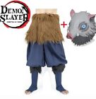 Demon Slayer Cosplay Inosuke Deguisement Masque Pantalon Taille Au Choix