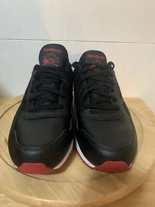 Size 10 - Reebok Classic Harman Low Black/Red - Picture 1 of 18