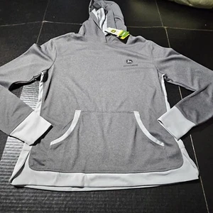 John Deere Hoodie J.America Lightweight Athletic Pullover Unisex Medium - Picture 1 of 15