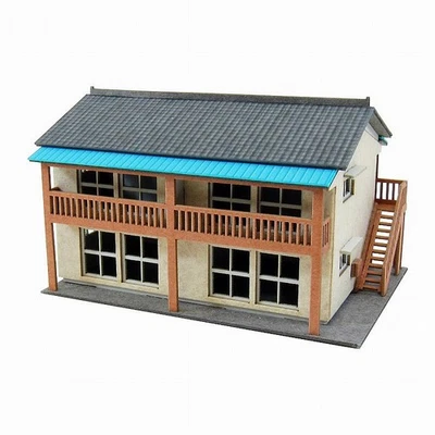 Z Gauge Apartment Building with Veranda Balcony Kit for Z Scale Model Railway - Image 1 of 4